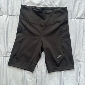 Brooks Method Black 8 inch running shorts NWOT